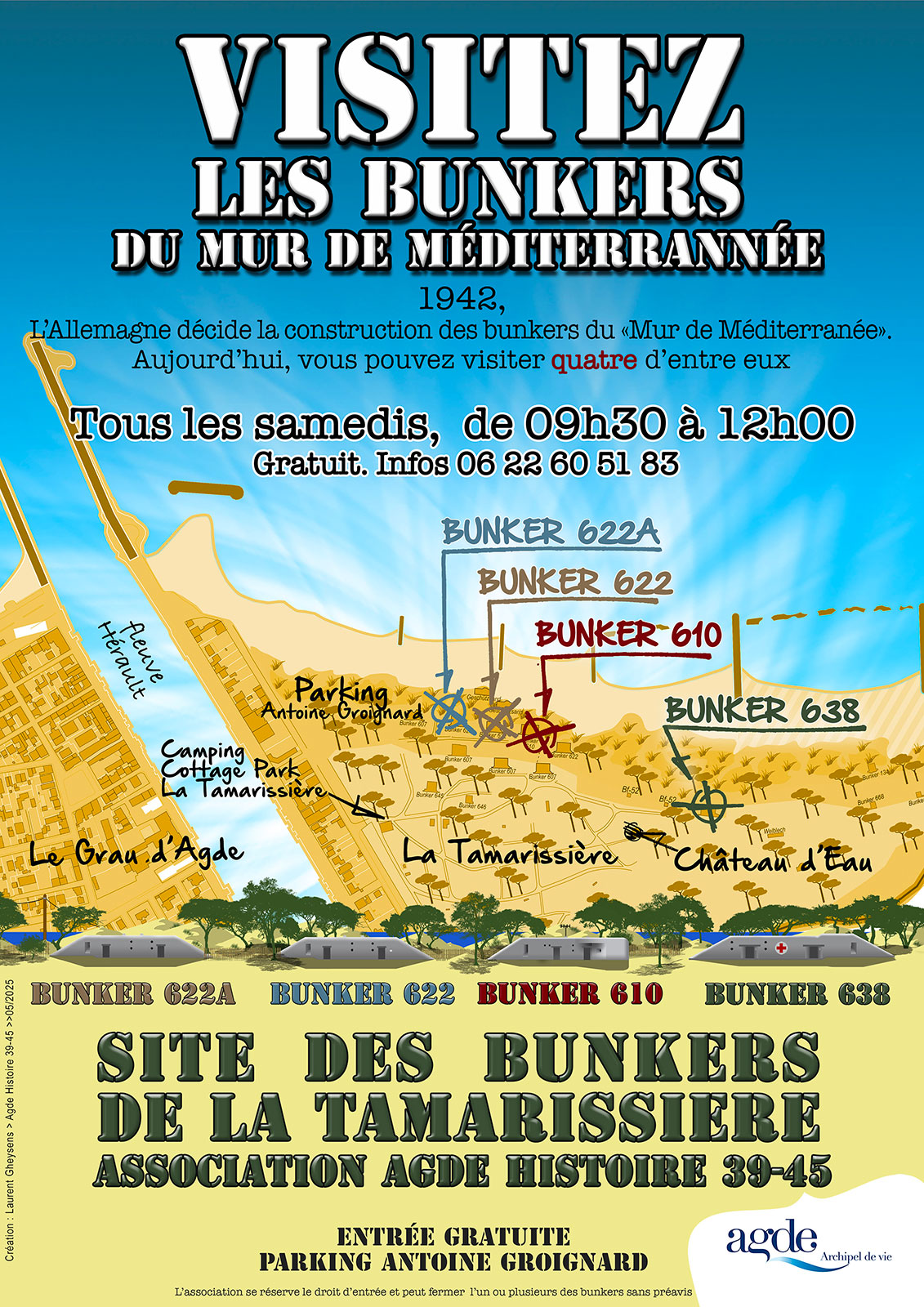Visite des 4 Bunkers