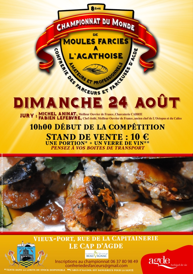 Championnat du Monde de Moules Farcies à l'Agathoise