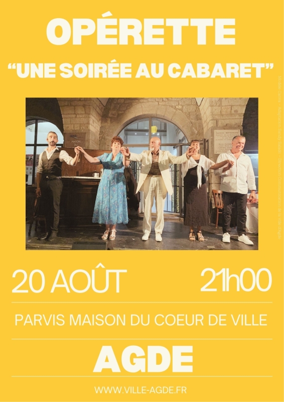 Opérette : Une soirée au cabaret