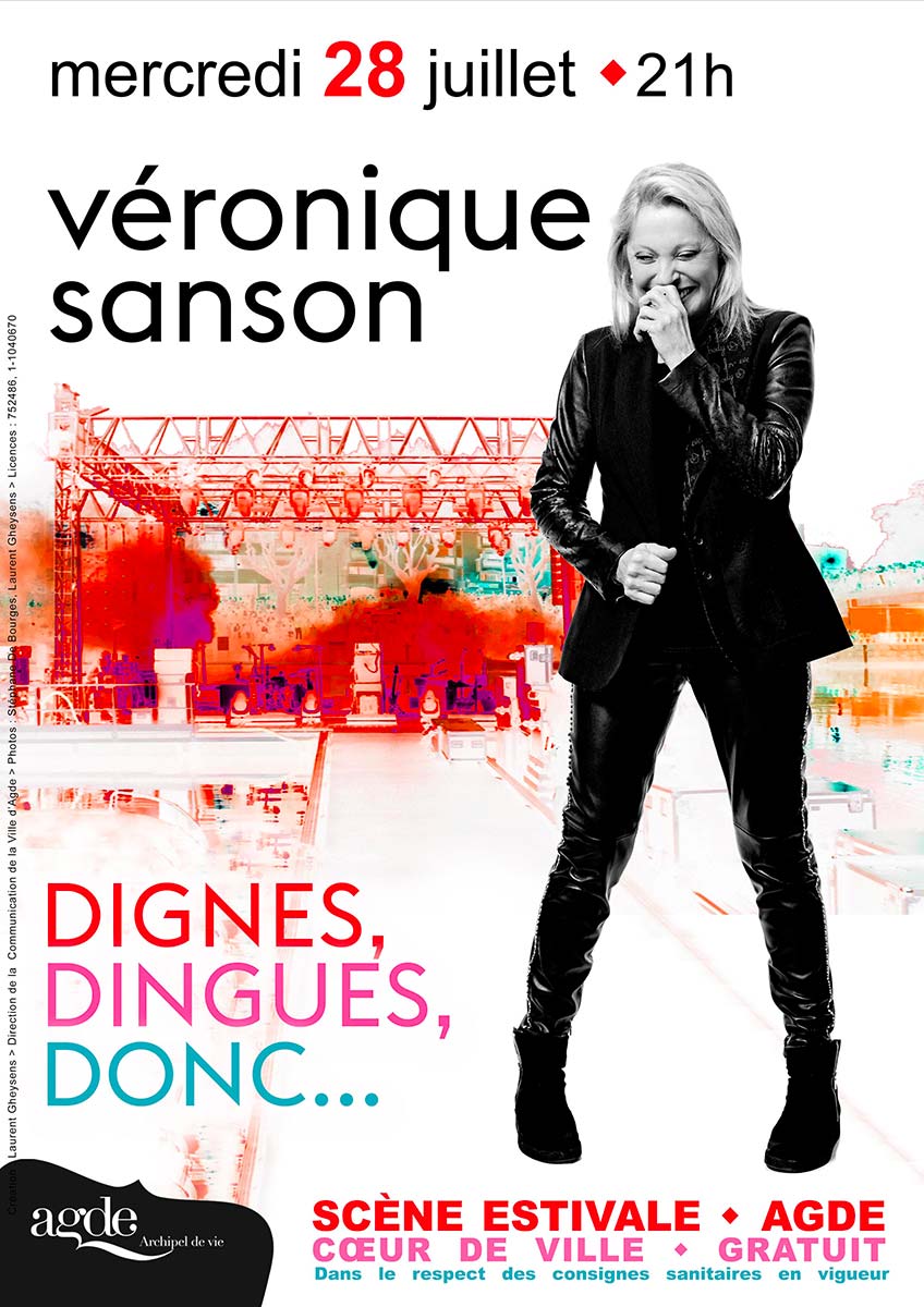 Concert Scène Estivale Agde Véronique Sanson mercredi 28 juillet 2021