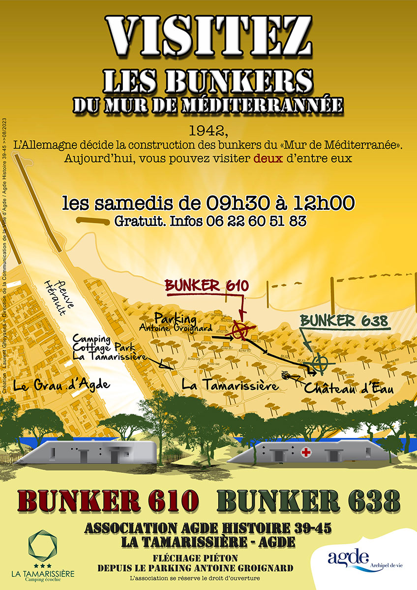 Visite du Bunker 610 et 638